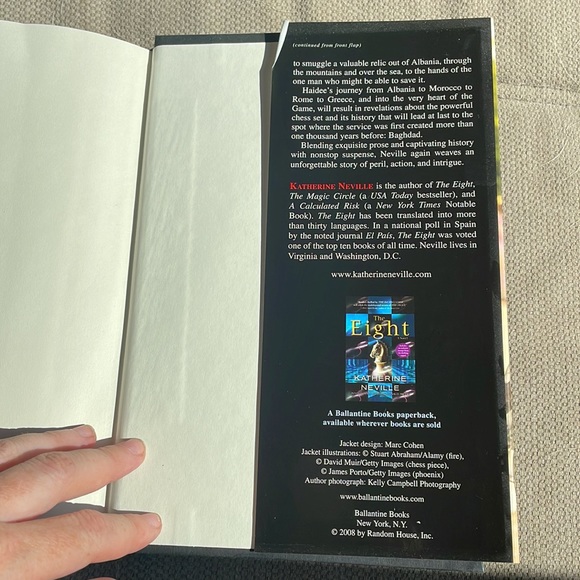 The Fire - Katherine Neville. Hardcover. Thriller. Fiction. Sequel to The Eight. - Picture 4 of 12